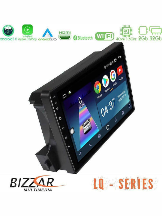 Bizzar Car Audio System for Ssangyong Actyon / Kyron 2005-2014 (Bluetooth/USB/WiFi/GPS/Apple-Carplay/Android-Auto) with Touch Screen 9"