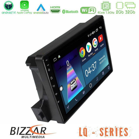 Bizzar Ηχοσύστημα Αυτοκινήτου για Ssangyong Actyon / Kyron 2005-2014 (Bluetooth/USB/WiFi/GPS/Apple-Carplay/Android-Auto) με Οθόνη Αφής 9"