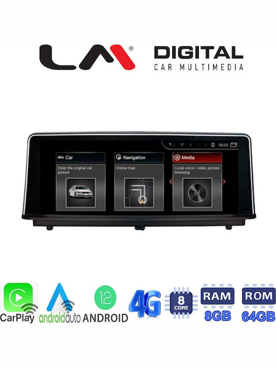 LM Digital Ηχοσύστημα Αυτοκινήτου για BMW Σειρά 2 / Σειρά 2 (F22) 2013 > 2017 (Bluetooth/USB/AUX/WiFi/GPS/Apple-Carplay/Android-Auto) με Οθόνη Αφής 8.8"