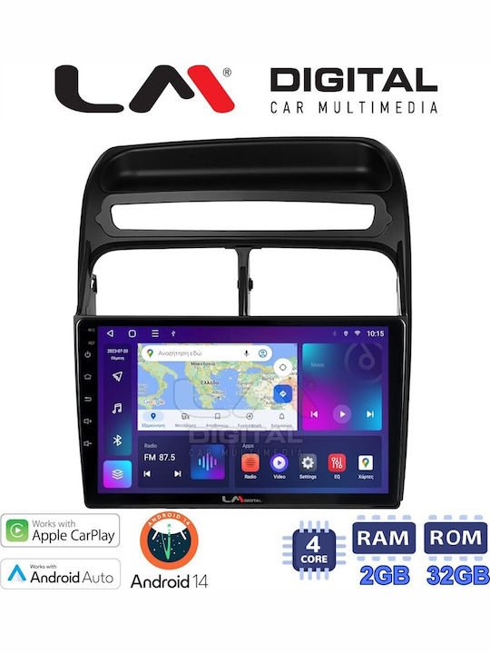 LM Digital Auto-Audiosystem für Fiat Großer Punkt / Linie 2005-2012 (Bluetooth/USB/WiFi/GPS/Apple-Carplay/Android-Auto)