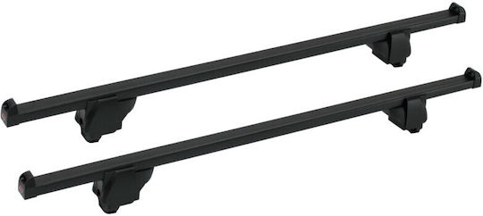 G3 130cm. für Fiat Doblo Renault Kangoo Nissan NV200 Ford Tourneo Connect (mit Dachträgerfüßen) Schwarze