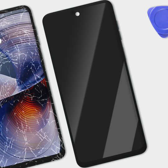 Motorola Οθόνη με Μηχανισμό Αφής για Motorola Moto G55 (Μαύρο)
