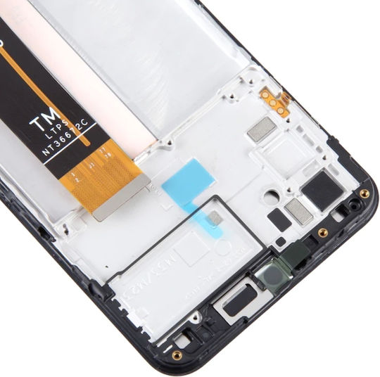 Οθόνη με Μηχανισμό Αφής και Πλαίσιο για Samsung SM-M236 GALAXY M23 (Μαύρο)