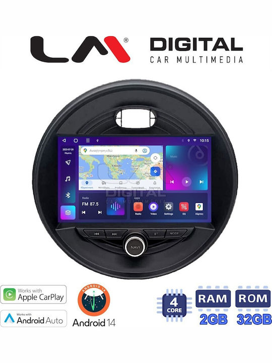 LM Digital Ηχοσύστημα Αυτοκινήτου για Mini Cooper / Clubman / Roadster / Countryman 2015> (Bluetooth/USB/WiFi/GPS/Apple-Carplay/Android-Auto)