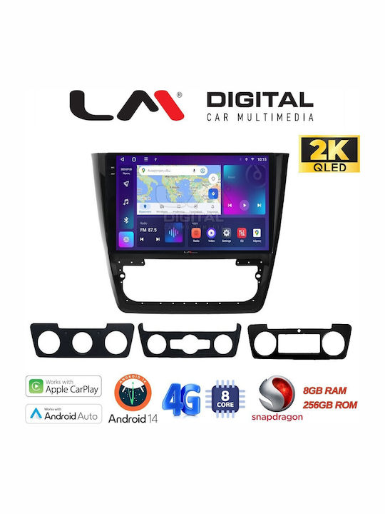 LM Digital Ηχοσύστημα Αυτοκινήτου για Skoda Yeti 2014> (Bluetooth/USB/WiFi/GPS/Apple-Carplay/Android-Auto)