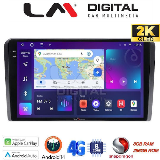 LM Digital Auto-Audiosystem für Ford Transit / Tourneo 2018> (Bluetooth/USB/WiFi/GPS/Apple-Carplay/Android-Auto)