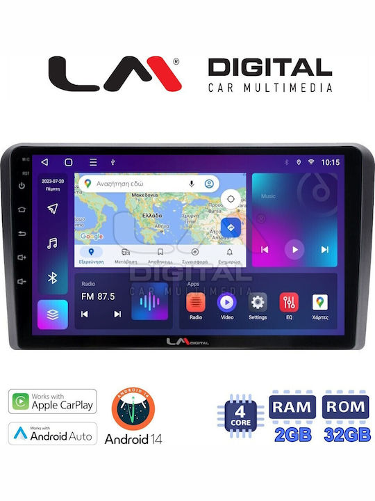LM Digital Car Audio System for Ford Transit / Tourneo / Transit Custom / Tourneo Custom / Tourneo Courier / Courier / Transit Courier 2018 (Bluetooth/USB/WiFi/GPS/Apple-Carplay/Android-Auto) with Touch Screen 9"