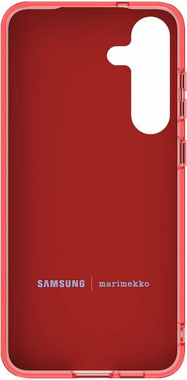 Samsung Case Samsung Galaxy S25 Plus Floral Pattern Unikko Ultra-trendy Red