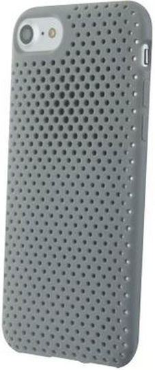 Color Block Case iPhone SE 8 7 6s 6 Semi-Rigid Micro-Perforated Gray