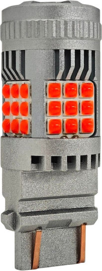 Lamps Car P27/7W Canbus LED Red 12-24V 2pcs