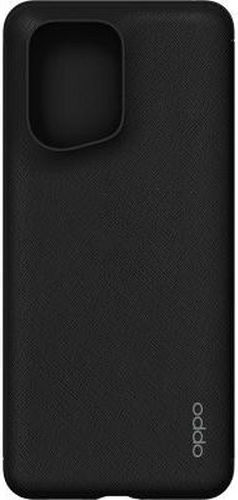 Oppo Калъф Тип Книга Oppo Find X5 Флип Калъф С Поставка За Карти Черен