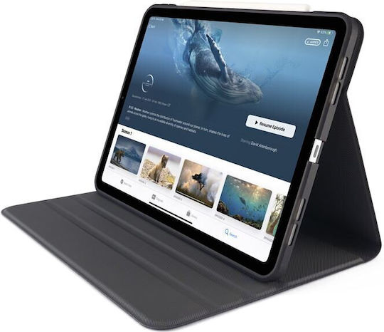 Pipetto Origami Case No5 Compatible Ipad Air 4 2020 5 2022 6 2024 Black