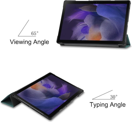 Magnetic 3 Fold Flip Cover Green Galaxy Tab A8