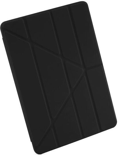 Pipetto Origami No1 Flip Cover Μαύρη (iPad 2019/2020/2021 10.2'')