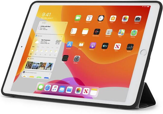 Pipetto Origami No1 Flip Cover Μαύρη (iPad 2019/2020/2021 10.2'')