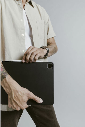 Nomad Фолио Флип Капак Естествена Кожа Черен (iPad Air 13" 2024/2025/2026)