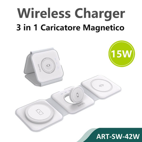 SiiPro Magsafe Ladegerät 15W Weißs (SW-42)