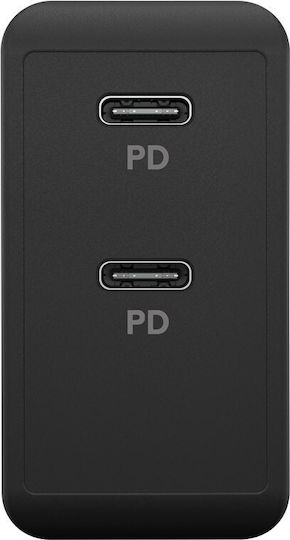Goobay Φορτιστής Χωρίς Καλώδιο με Θύρα USB-C 36W Power Delivery Μαύρος (61757)