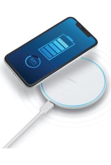 QIHANG Ασύρματος Φορτιστής (Qi Pad) 15W Λευκός (QH-F369)