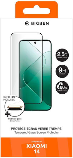 Bigben Connected Gehärtetes Glas Schutzfolie 9h Xiaomi 14 In 2.5d Transparent