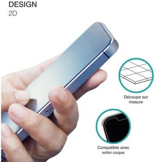 Protector de Ecran Tempered Glass Bigben Connected pentru iPhone 12 Mini Transparent Rezistent la Zgârieturi