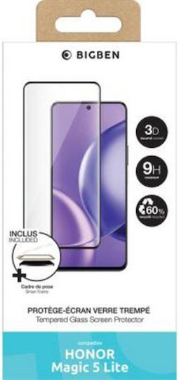 Bigben Verbunden Displayschutzfolie Honor Magic5 Lite Oleophobisch 3D Smartframe Transparent