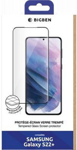 Bigben Verbundenes Gehärtetes Glas Displayschutzfolie Samsung Galaxy S22 Plus 2.5d Kratzfest Transparent