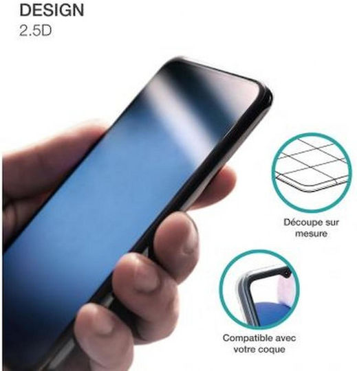 Bigben Connected Tempered Glass Screen Protector Google Pixel 7 2.5d Scratch Proof Transparent Black