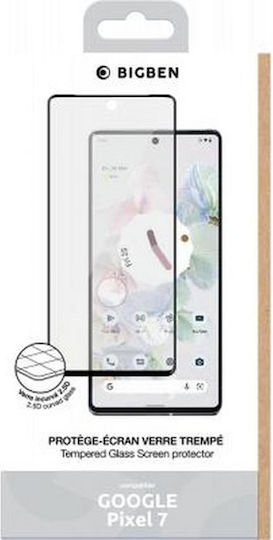 Bigben Connected Tempered Glass Screen Protector Google Pixel 7 2.5d Scratch Proof Transparent Black