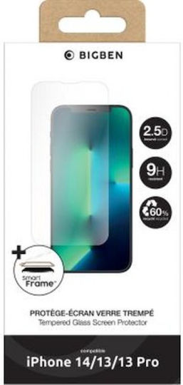 Bigben Connected Screen Protector Iphone 14 Plus 13 Pro 13 Scratch Proof Smartframe Transparent