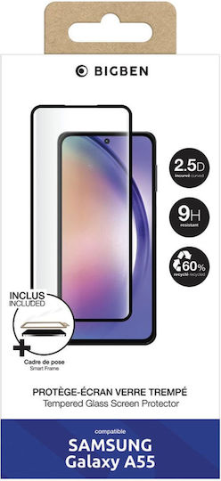 Bigben Connected Tempered Glass Film 9h Galaxy A55 Transparent