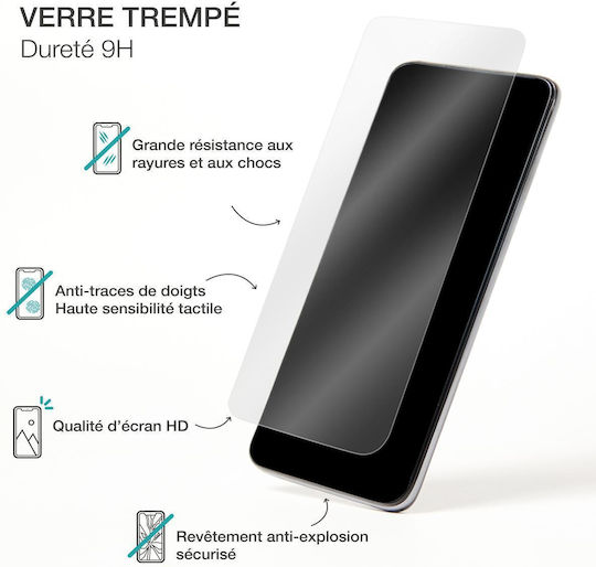 Bigben Verbundenes Gehärtetes Glas Schutzfolie 9h Honor 90 Smart 2.5d Transparent