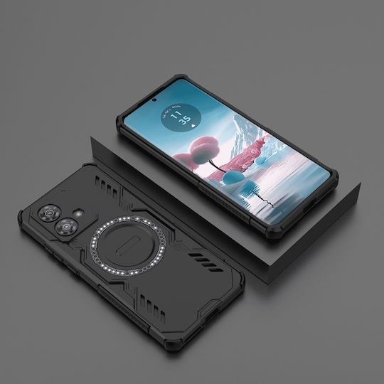 Umschlag Rückseite Schwarz (Motorola Edge 40 Neo - German)