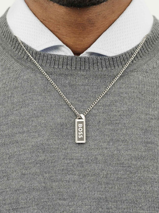 Boss Necklace Double from Steel