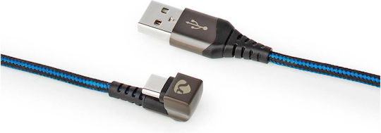Nedis Usb-a To Usb-c Game Cable 2m 180° Connector Blue