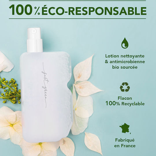 Just Green Cleaning Spray 15ml Antibacterial Compact Transparent