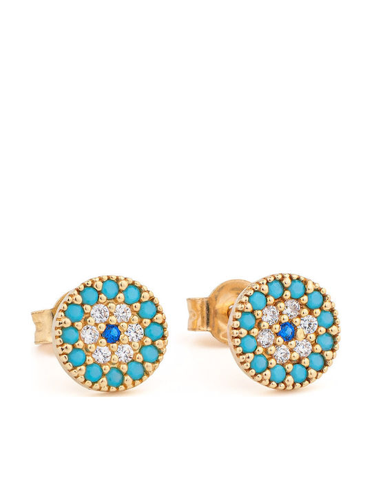 George Art Jewels Ohrringe aus Gold 9K Blue