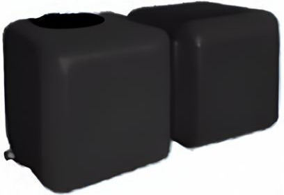 Plastic Storage Tank 240lt S12 Aqua Rectangular Attic Heavy Duty For Petroleum Water Oil Black