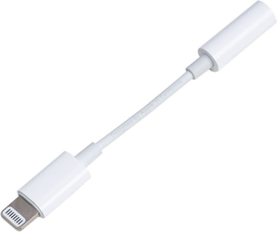 Bigben Connected 3.5mm Jack To Lightning Adapter 15cm White