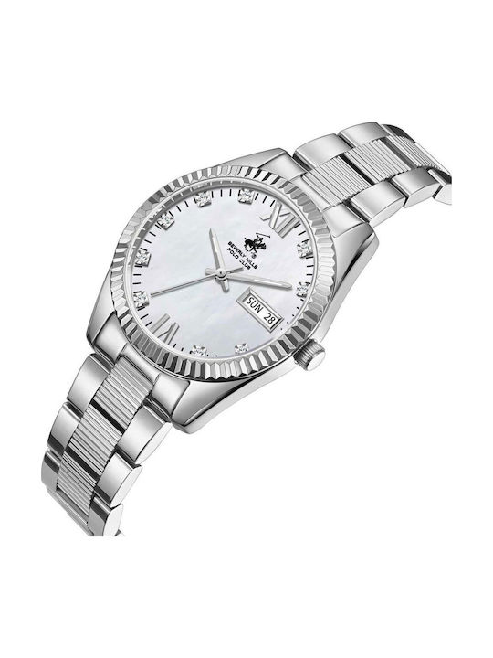 POLO Silver Swarovski Crystal Bracelet Watch Beverly Hills Polo s-l400.jpg main image 4