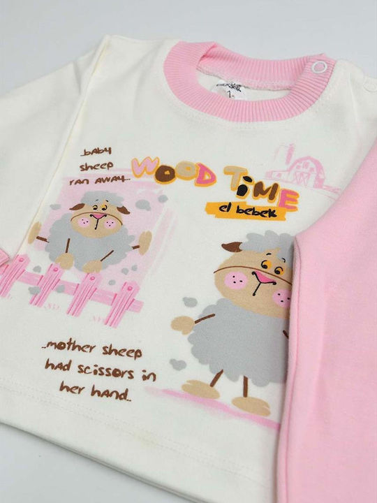 Extan Bebe Kids' Pajamas Pink