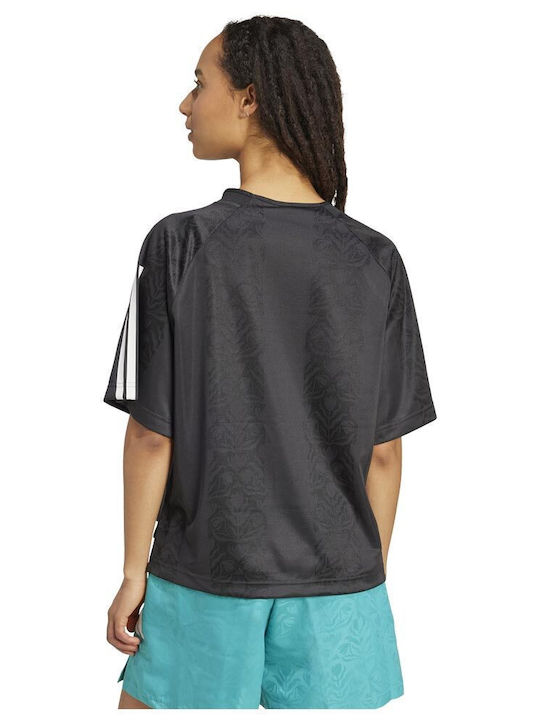 adidas Jacquard T-Shirt Black