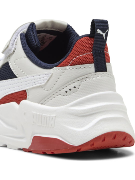 Trinity 2 Lt Kids Sports Shoes Running with Hoop & Loop Closure White