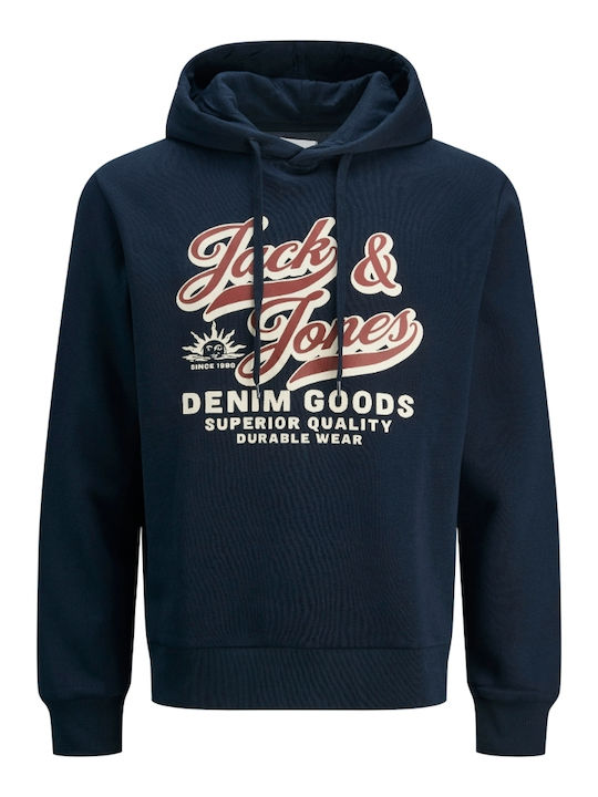 Sweatshirt mit Kapuze Marineblau
