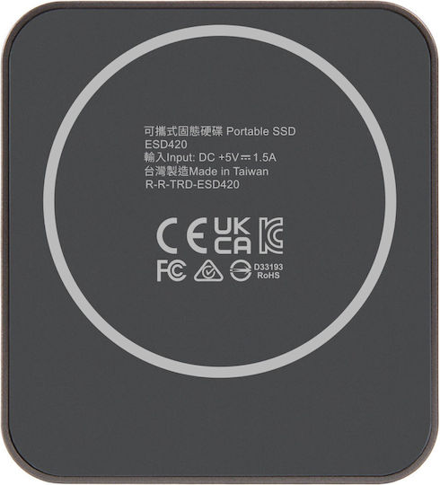 Transcend ESD420 USB-C Extern SSD 1TB 2.5" Iron Gray