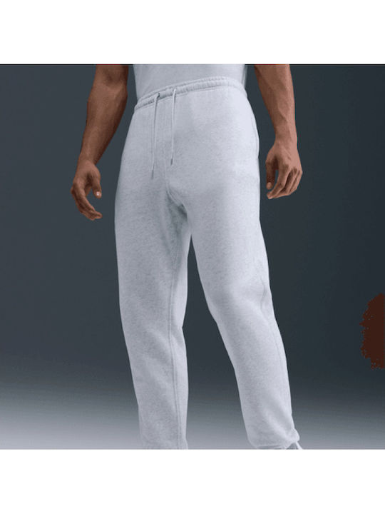 Club Sweatpants with Elastic Light Gray