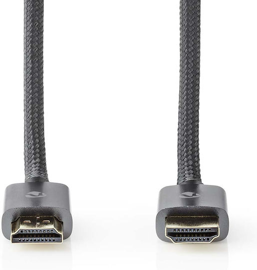 Nedis Hdmi La Hdmi Ultra High Speed 48 Gbps 8k La 60hz Cablu 1m Gri Antracit