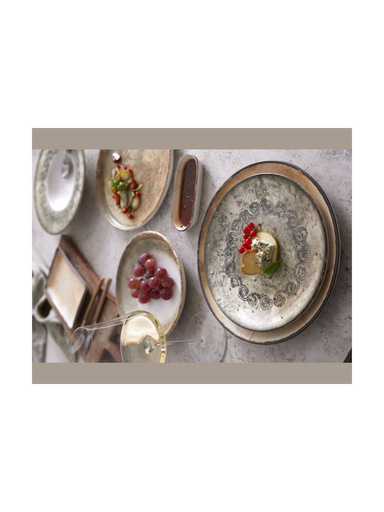 Kutahya Porselen Serving Bowl Round made of Porcelain with Diameter 20cm