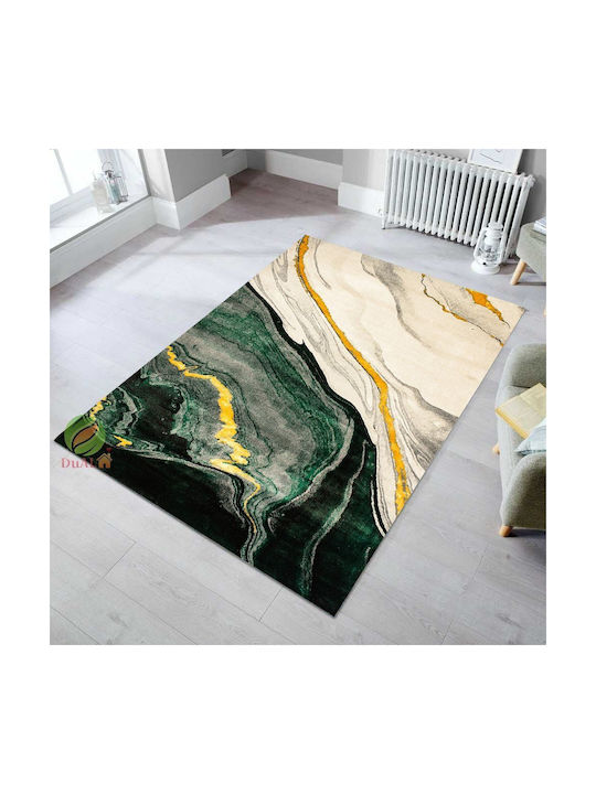Marc O'Polo Suhara Antiderapant Covor Rectangular Verde
