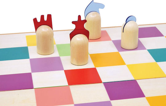 Svoora Table/Șah din Lemn cu Pioni